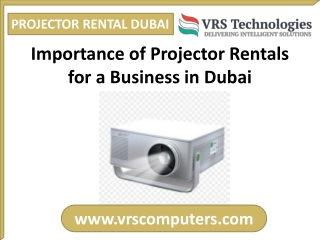 Projector Rentals in Dubai for a Business