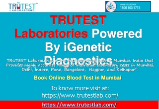 Book Online Blood Test in Mumbai