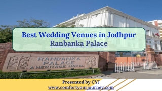 Resorts for Weekend Getaways in Jodhpur | Ranbanka Palace Jodhpur