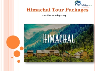 Himachal tour packages