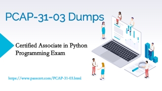 Python Institute PCAP-31-03 Dumps