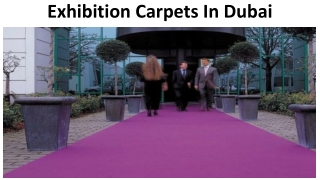 Exhibition Carpets Dubai