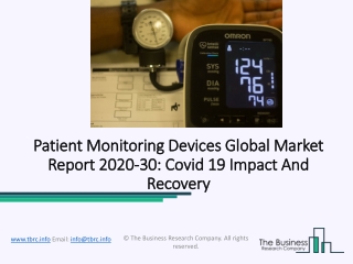 Patient Monitoring Devices Market Opportunity And Industry Expansion Strategies 2023