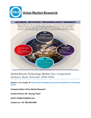 Global Bitcoin Technology Market Size, Competitive Analysis, Share, Forecast- 2020-2026