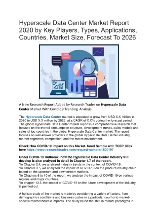 Hyperscale Data Center Market