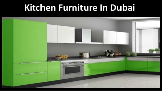 Kitchen Furniture Dubai