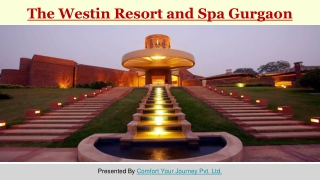 Conference Venues in Gurgaon | The Westin Resort and Spa Gurgaon