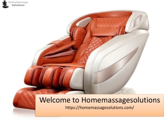 Best Massage Chair UK