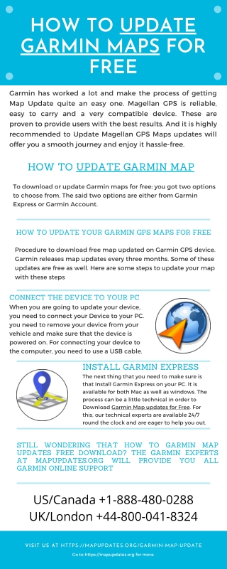 Get Instant solution to update Garmin map