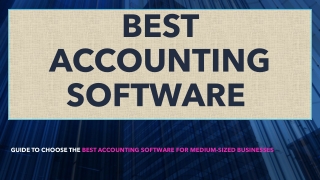 Best Accounting software | Market Overview | Key benefits | Competitive Leadership Mapping Terminology