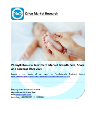 Phenylketonuria Treatment Market Research and Forecast 2020-2026