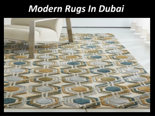 Modern Rugs In Dubai