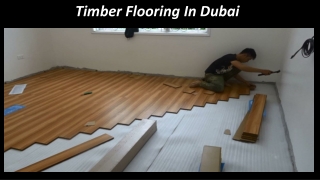 Timber flooring in Dubai