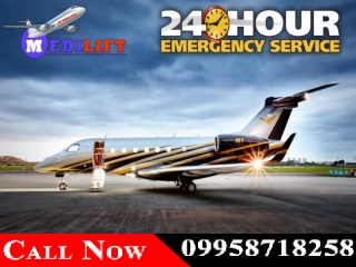 Get Best Medical Charter Air Ambulance Service in Kolkata and Delhi at Genuine Cost by Medilift