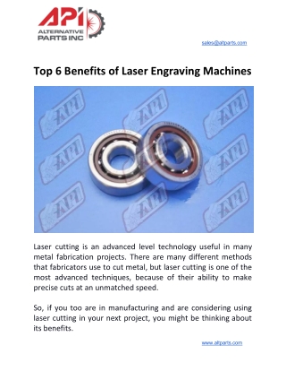 Top 6 Benefits of Laser Engraving Machines