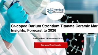 Cr-doped Barium Strontium Titanate Ceramic Market Insights, Forecast to 2026