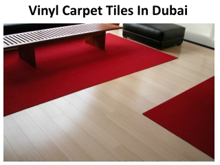 Vinyl Carpet Tiles in Dubai