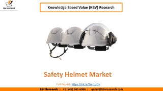 Safety Helmet Market Size Worth $2.6 Billion By 2026 - KBV Research