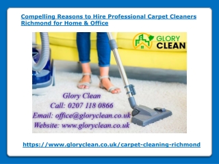Reasons to Hire Carpet Cleaners Richmond for Home