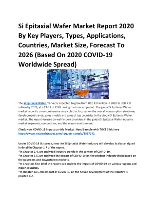Si Epitaxial Wafer Market