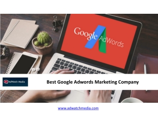 Best Google Adwords Marketing Company