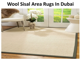 Wool Sisal Area Rugs in Dubai