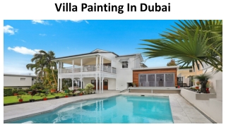 Villa Painting In Dubai