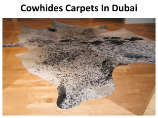 Cowhide Carpets Abu Dhabi