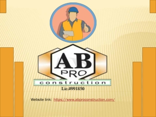 AB PRO construction