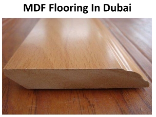 MDF Flooring Dubai