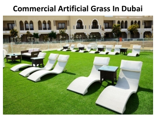 Commercial Artificial Grass in Dubai