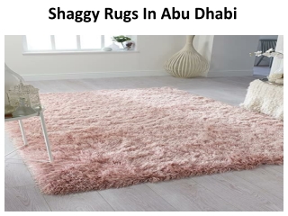 Shaggy Rugs In Dubai