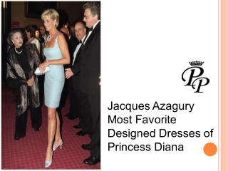 Jacques Azagury Most Favorite Designed Dresses of Princess Diana