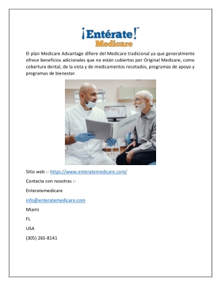 Compare planes Medicare en Miami