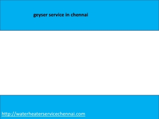 geyser service in chennai