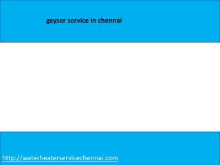 geyser service in chennai