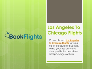 Los Angeles To San Francisco Flights