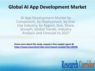 AI App Development Market by Component, by Deployment, by End-Use Industry, by Region, Size, Share, Growth, Global Trend