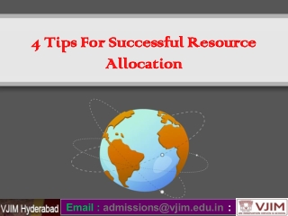 4 Tips For Successful Resource Allocation