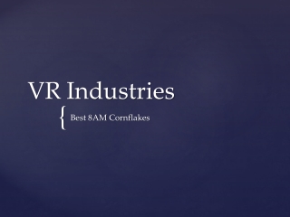 VR Industries- Corn Flakes Without Sugar