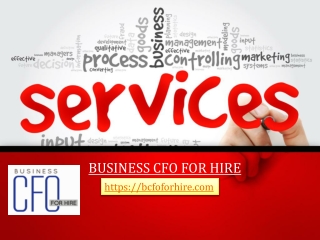 Why Choose BUSINESS CFO FOR HIRE