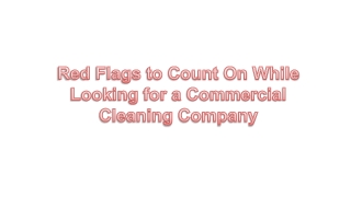 Commercial Cleaning Company in Chicago