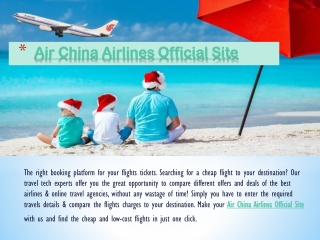 Air China Airlines Official Site