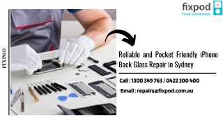 Reliable and Pocket Friendly iPhone Back Glass Repair in Sydney