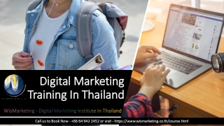 Digital Marketing Training In Thailand | Online Marketing - WisMarketing
