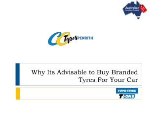 Why people should buy branded tyres for their car?