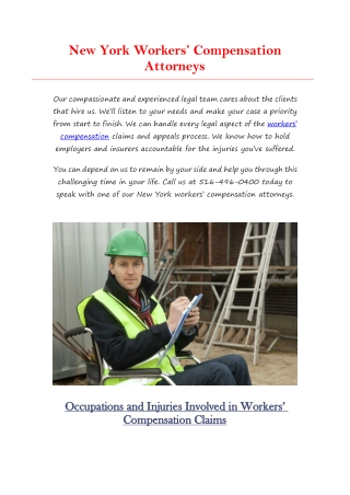 Workers Compensation Attorneys