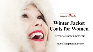 Winter Jacket Coats for Women Online at ShoppySanta