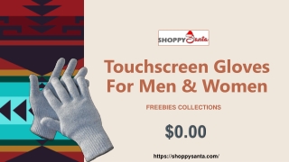 Touchscreen Gloves For Men & Women Online at ShoppySanta