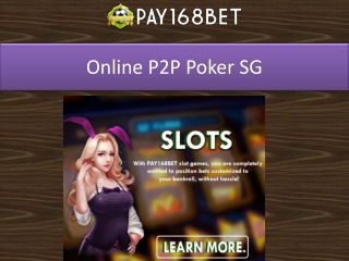 Online P2P Poker SG